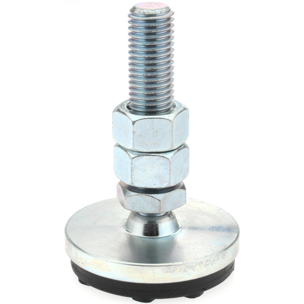 3/4-10 Bolt Thread, Studded Pivotal Stud Mount Leveling Pad & Mount